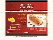 Tablet Screenshot of binhaichinese.com